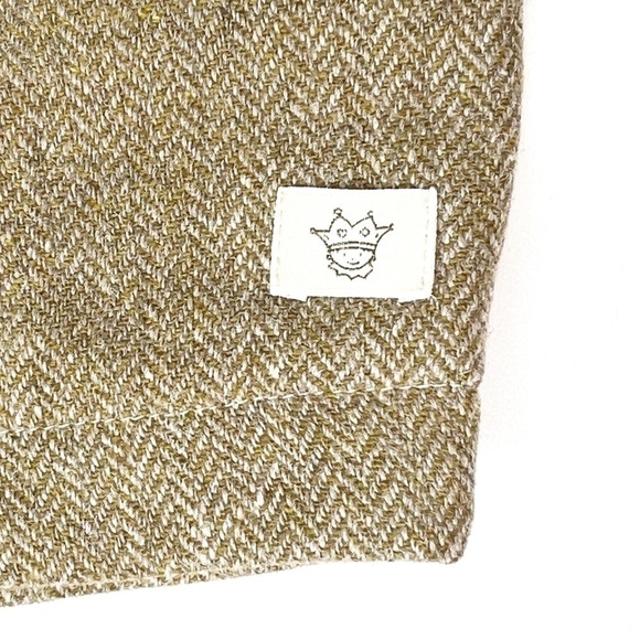 Vintage Marie Chantal Wool Overalls Shorts Romper Size 4 Tan Wool New NWT - Picture 5 of 8